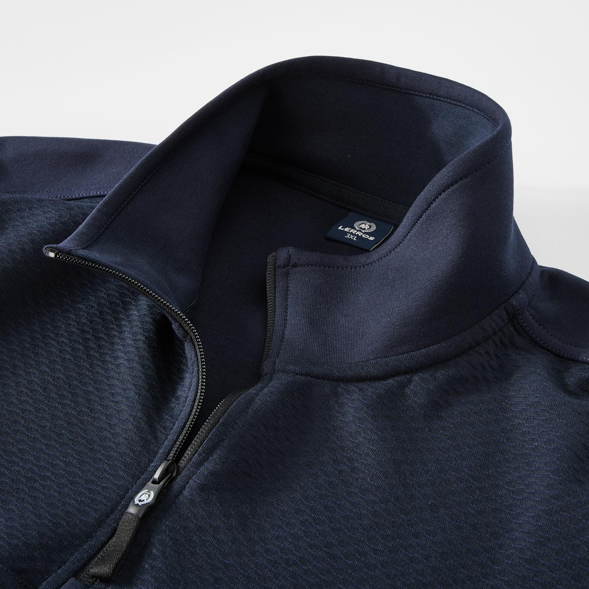 Lerros Troyer-Sweatshirt mit Stretch blau