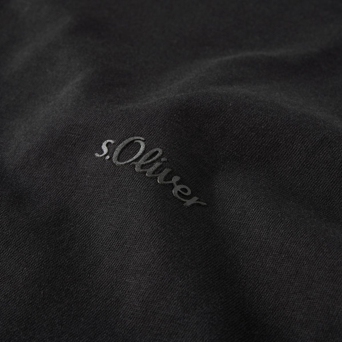 s.Oliver T-Shirt aus Baumwolle schwarz