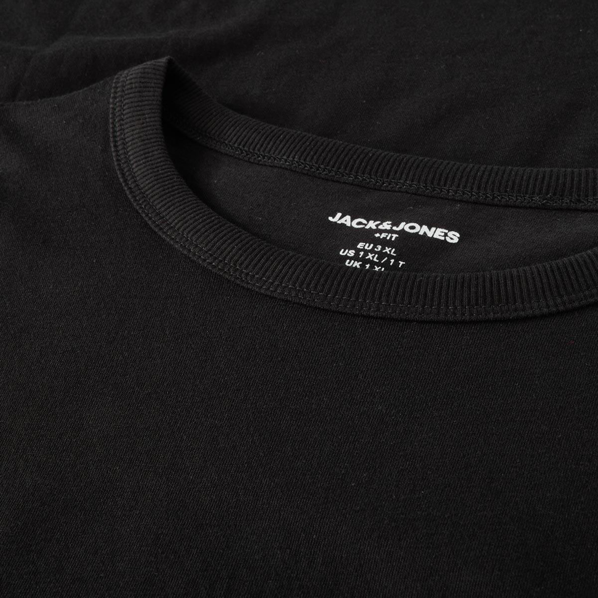 Jack&Jones T-Shirt mit Label-Print schwarz