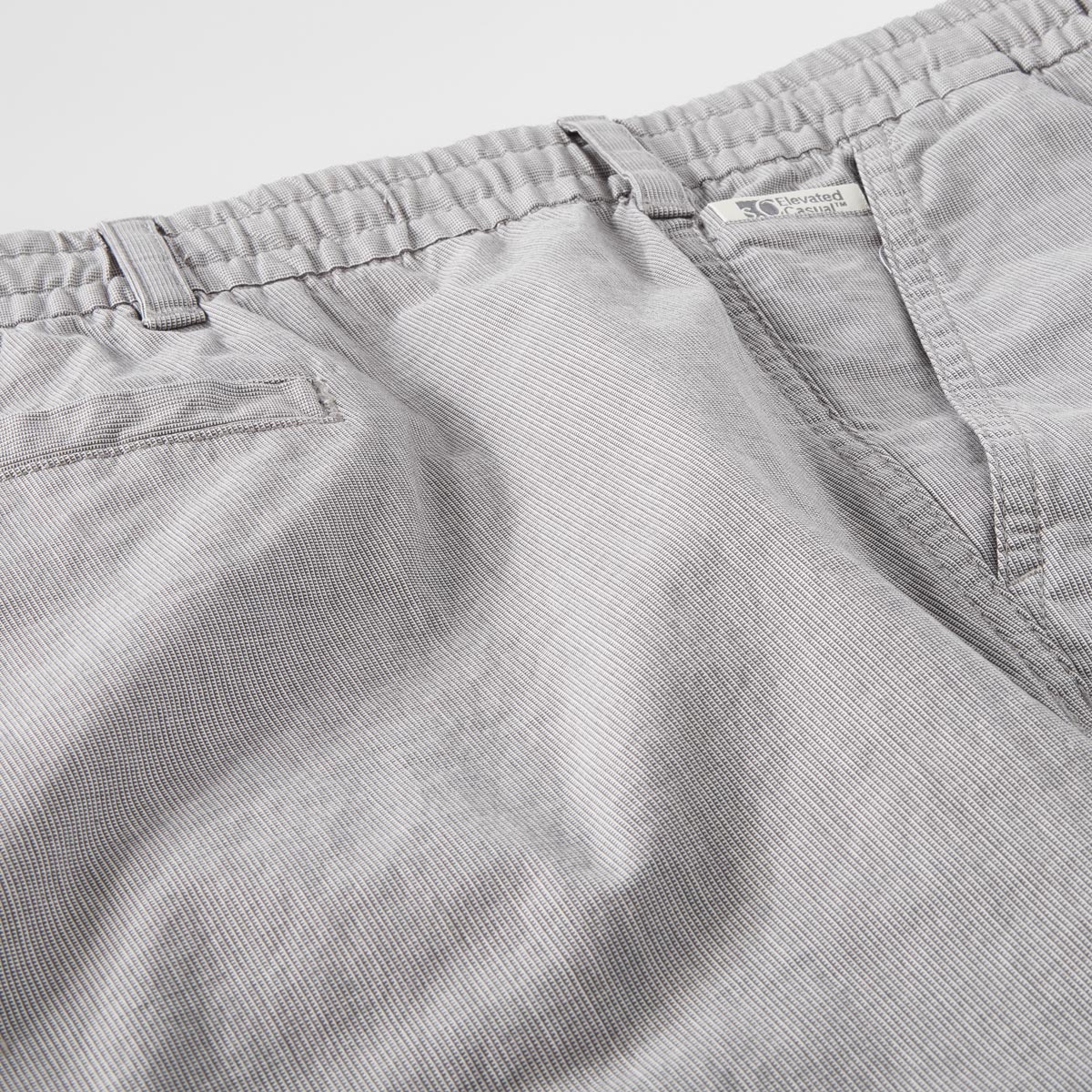 s.Oliver Stretch-Chino, Regular Fit grau/schwarz