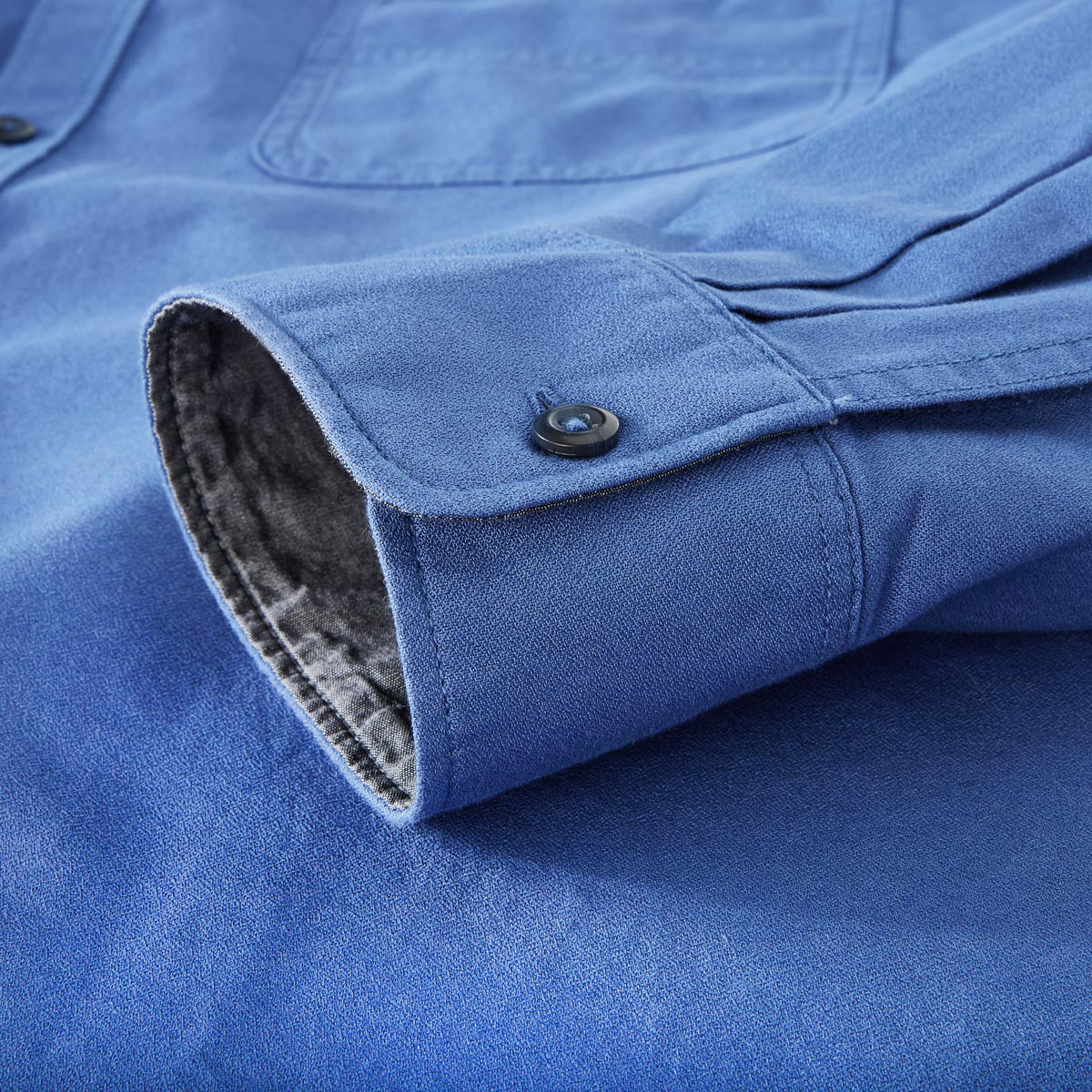 s.Oliver Freizeithemd aus Baumwolle blau