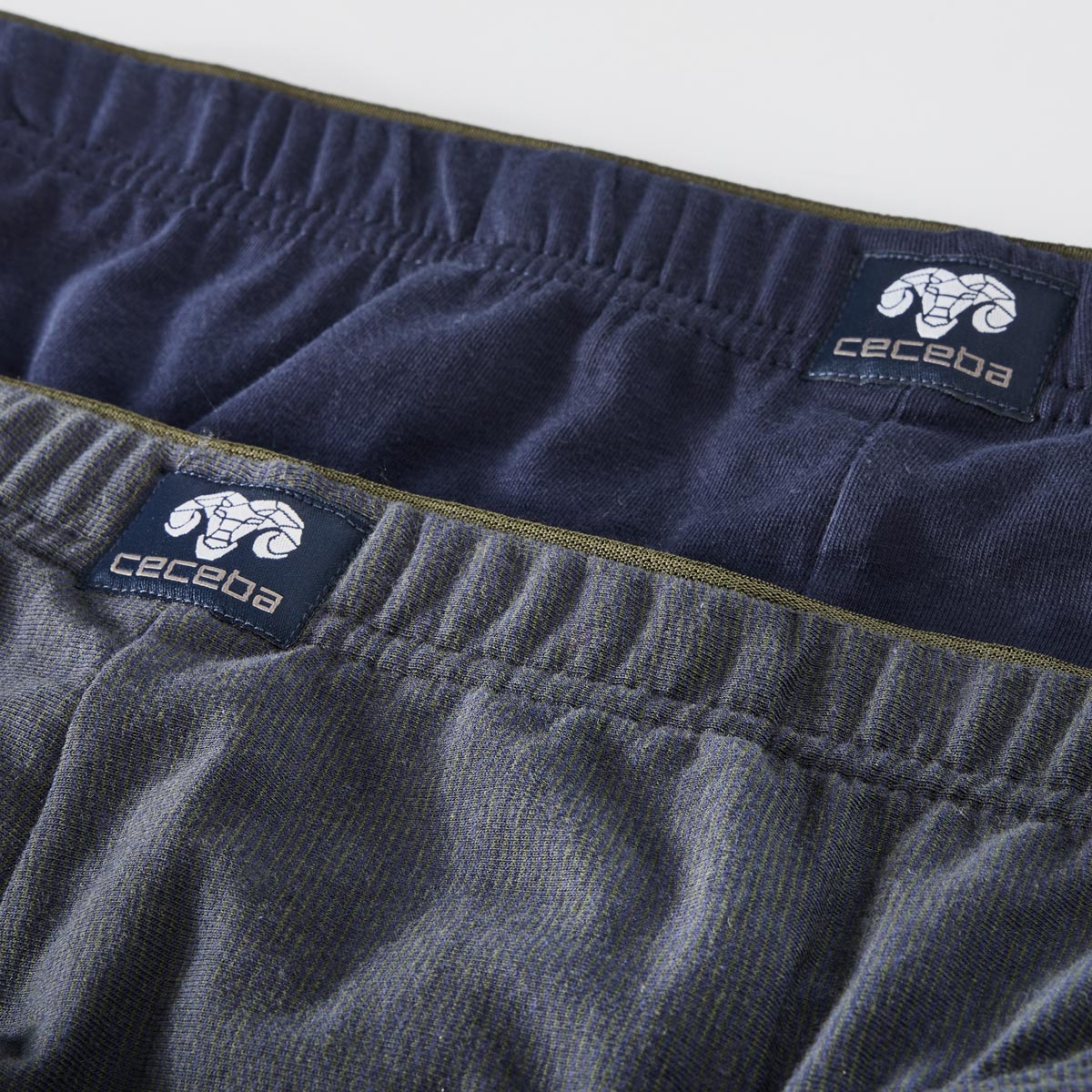 Ceceba Doppelpack Slip mit Elasthan blau