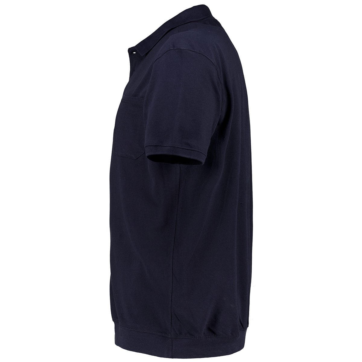 ADAMO Poloshirt mit elastischem Bund dunkelblau ADAMO Poloshirt mit elastischem Bund dunkelblau