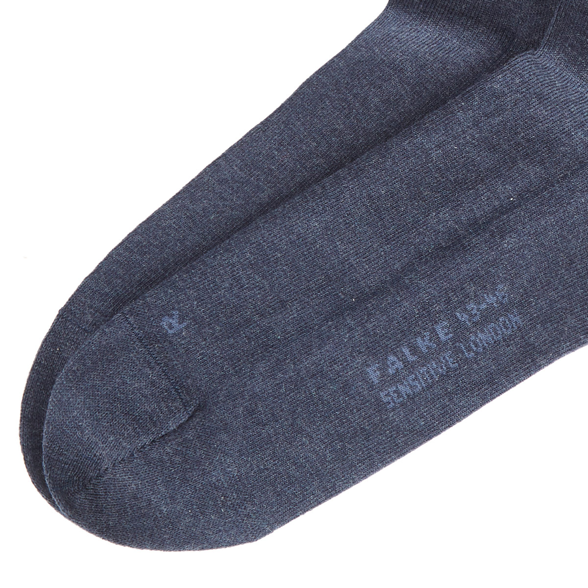 Falke Socke "Sensitive London" mit weichem Komfortbund mittelblau