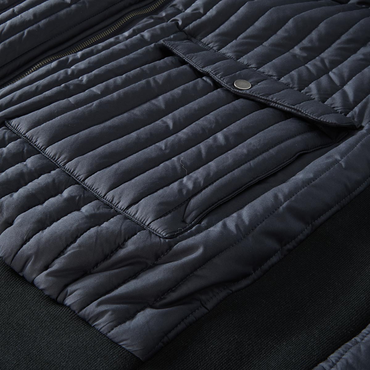 North Steppweste mit elastischen Einsätzen blau