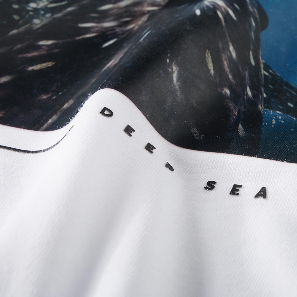 BOSS T-Shirt mit Motiv-Print weiß