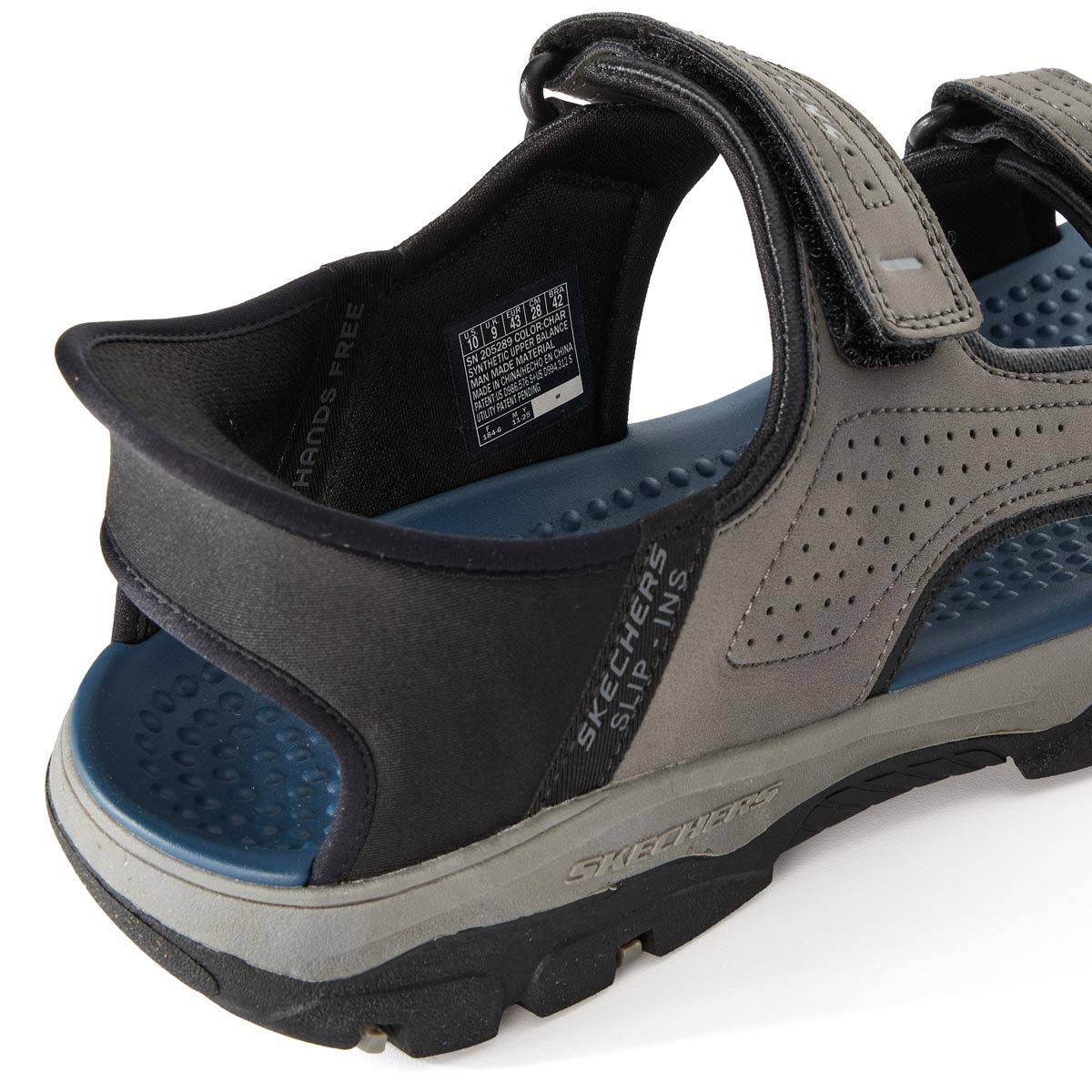 SKECHERS Outdoor-Sandalen "Tresmen Reece", atmungsaktiv und leicht grau