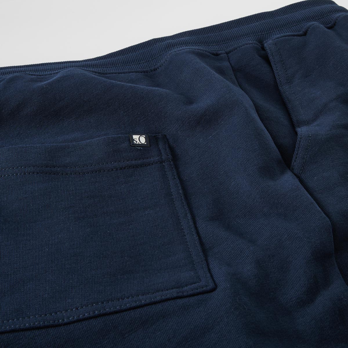 s.Oliver Jogging-Shorts aus Baumwolle blau