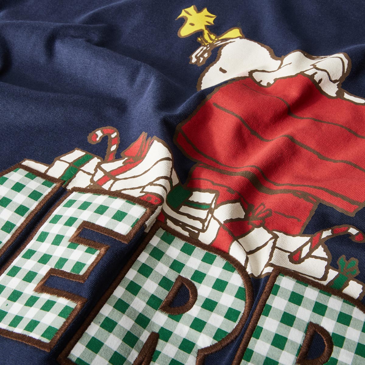 North T-Shirt mit "Snoopy" Motiv-Print dunkelblau