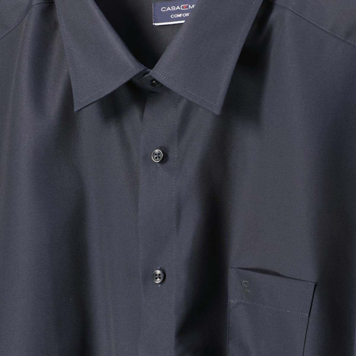 CASA MODA Bügelfreies Businesshemd, langarm schwarz