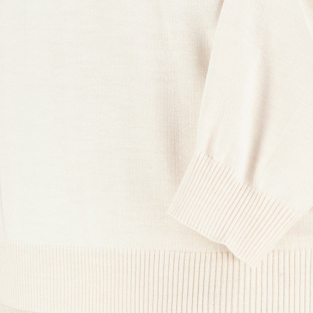 MAERZ MUENCHEN Stehkragenpullover aus Merinowolle creme