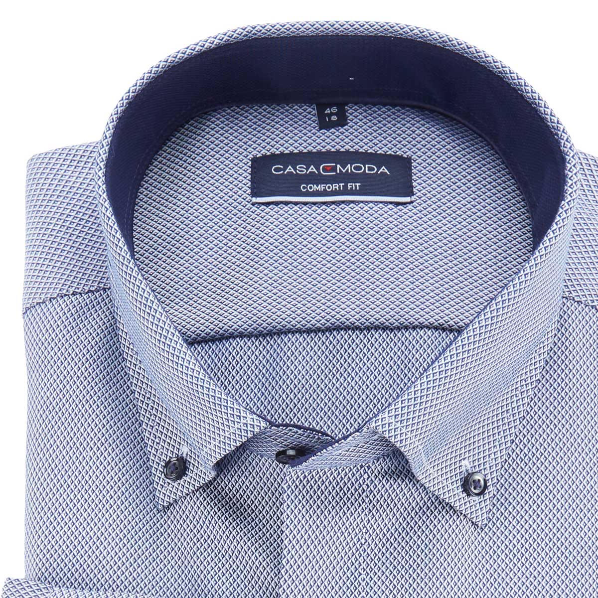 CASA MODA Businesshemd aus Biobaumwolle, langarm Farbe blau Größe: 58 günstig online kaufen