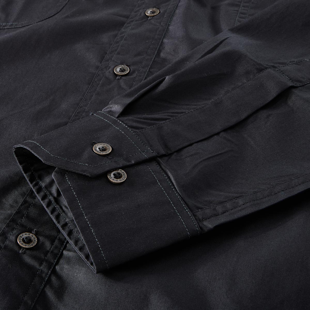 Kamro Freizeithemd im Colorblock-Design schwarz