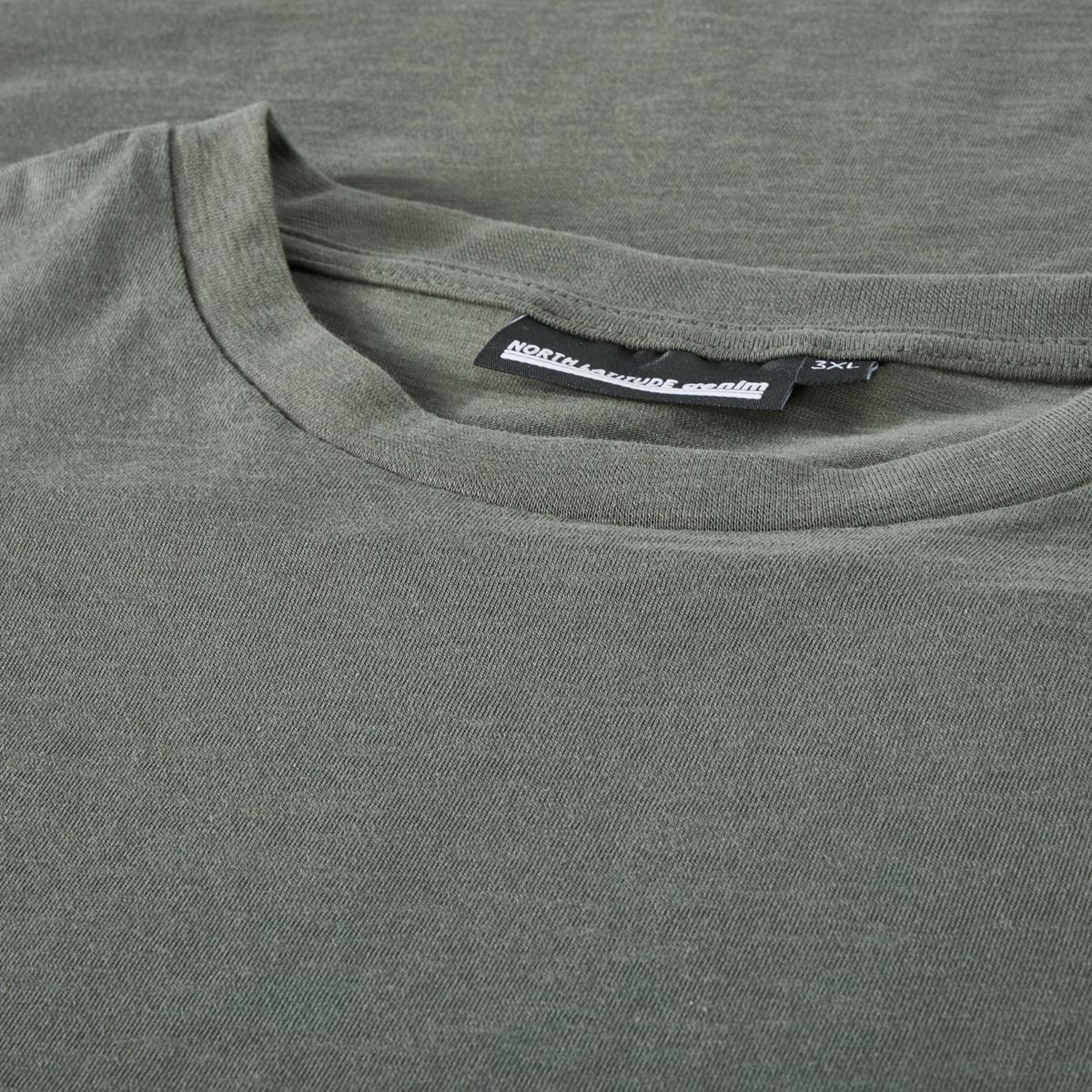 North T-Shirt mit Rückenprint grün