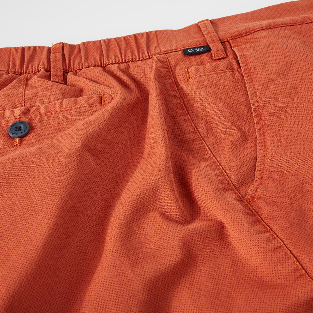 EUREX Stretch-Chino-Shorts "Bosse" rot