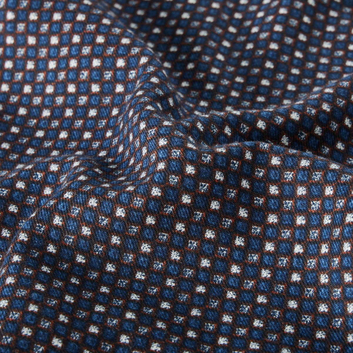 CASA MODA Freizeithemd mit Allover-Muster blau