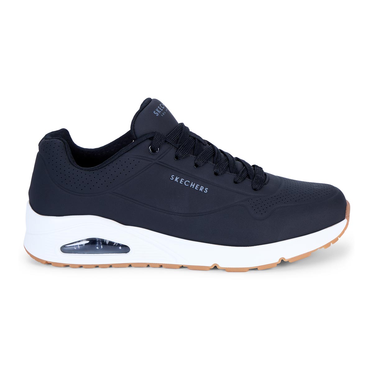 SKECHERS Sneaker Street™ Uno-Stand On Air, extraweit schwarz/schwarz