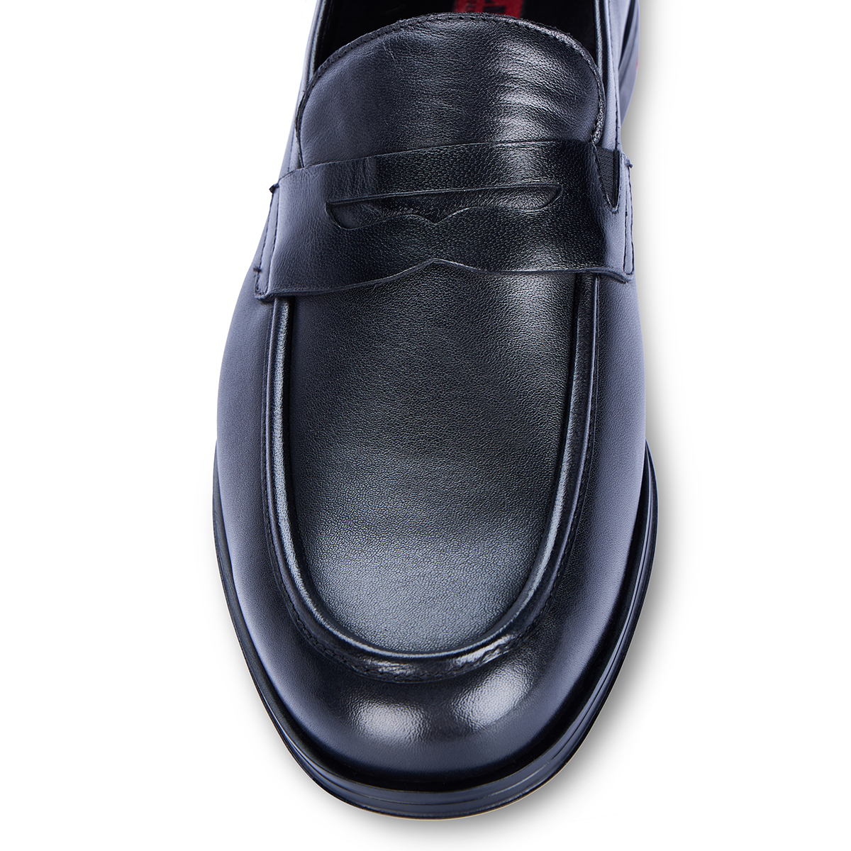 Lloyd Slipper "Kairo" aus Glattleder, extraweit schwarz