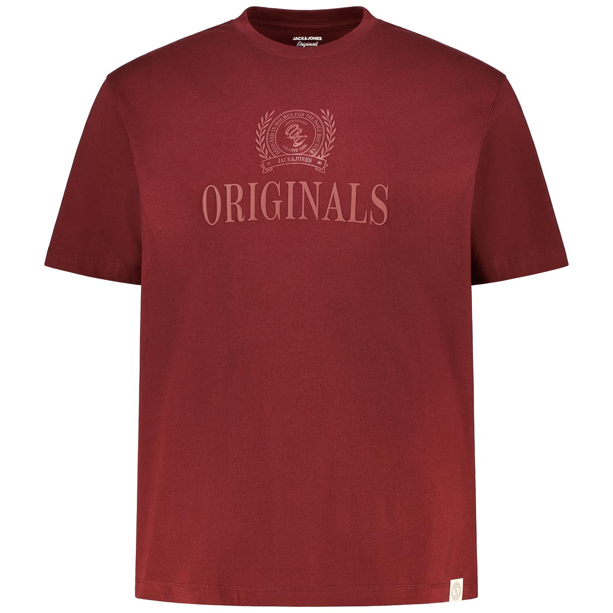T-Shirt mit Label-Print