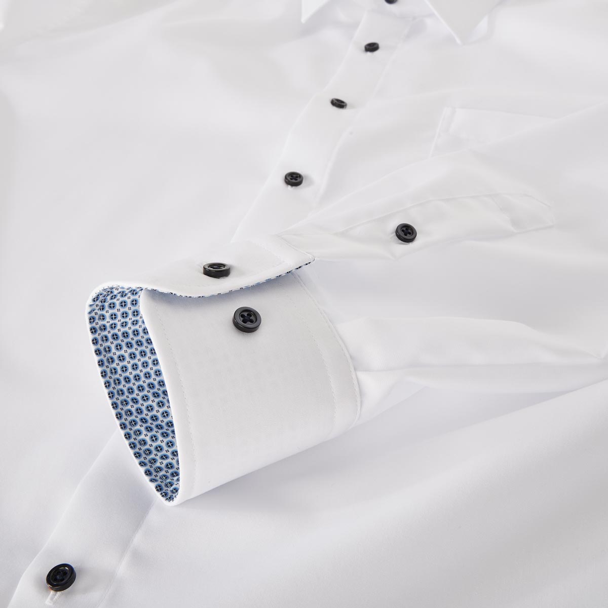 CASA MODA Businesshemd aus Baumwolle weiß