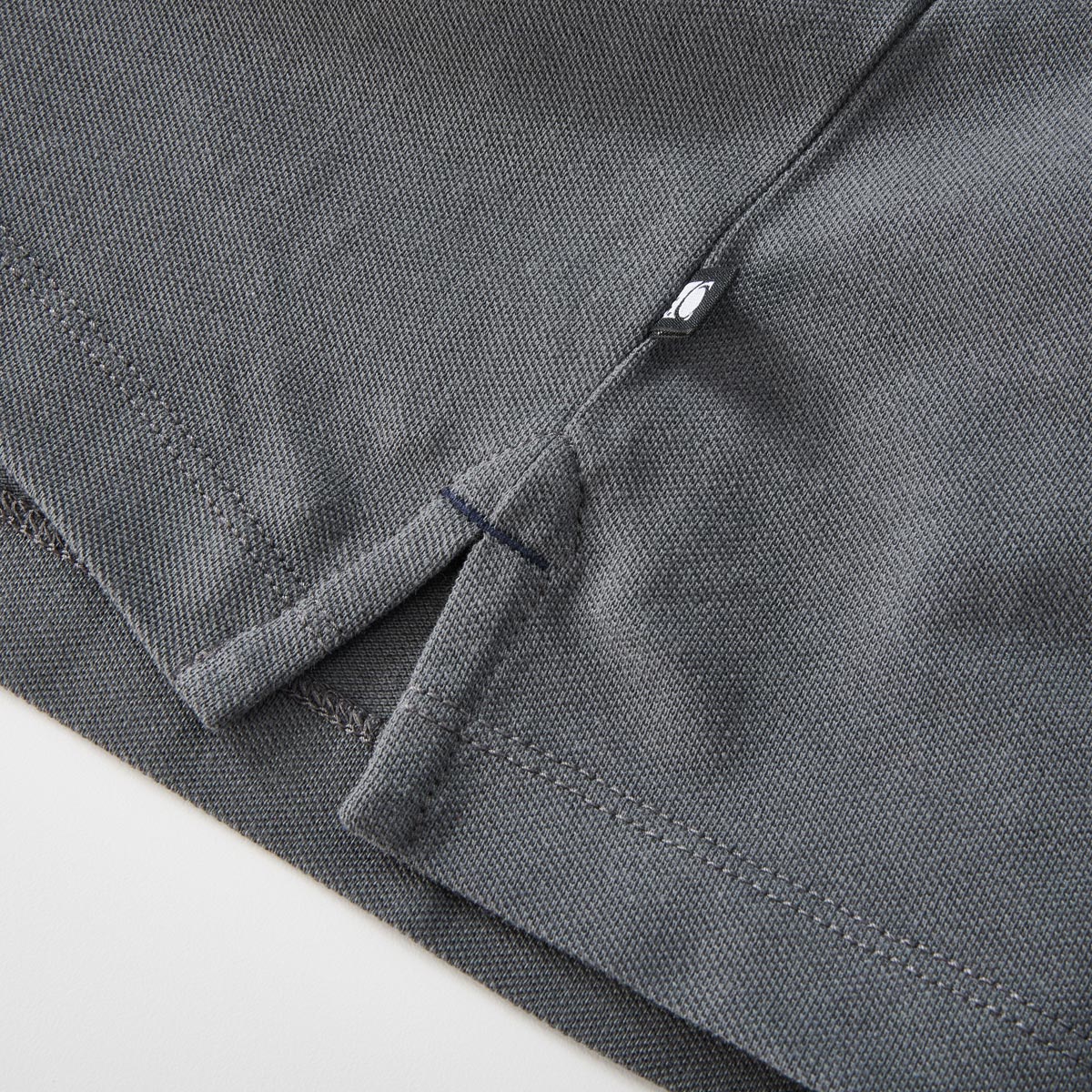 s.Oliver Poloshirt mit Motiv-Print dunkelgrau