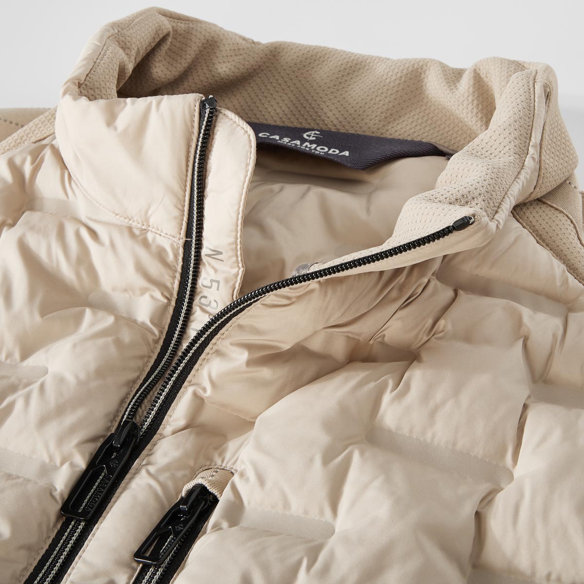 CASA MODA Steppweste, wind- und wasserabweisend beige