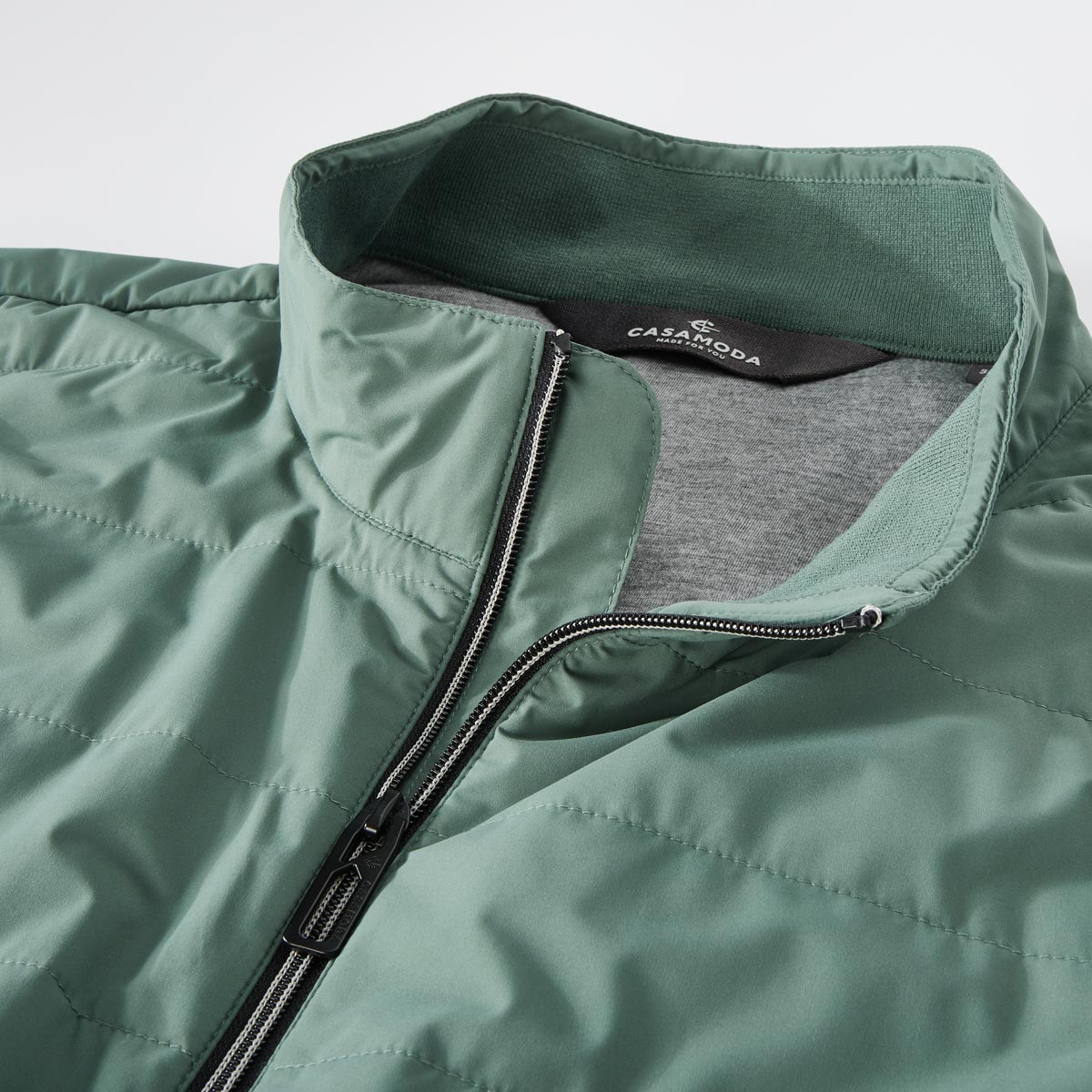 CASA MODA Leichte Weste, wasser- und windabweisend grün