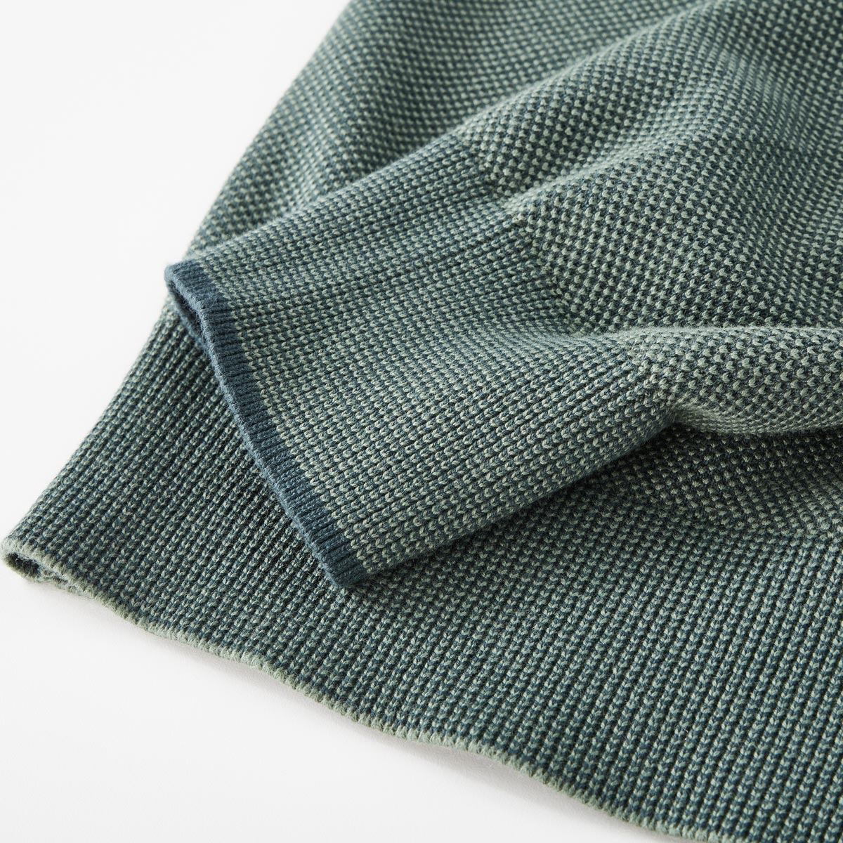 Lerros Strickjacke in Reiskorn-Struktur dunkelgrün