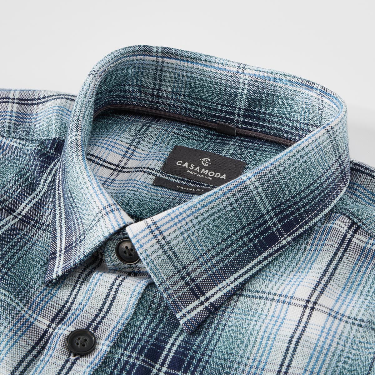 CASA MODA Overshirt blau/grau