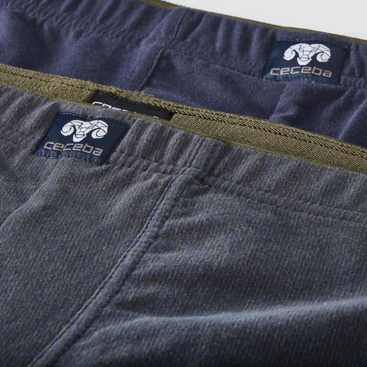 Ceceba Doppelpack Pants mit Elasthan blau