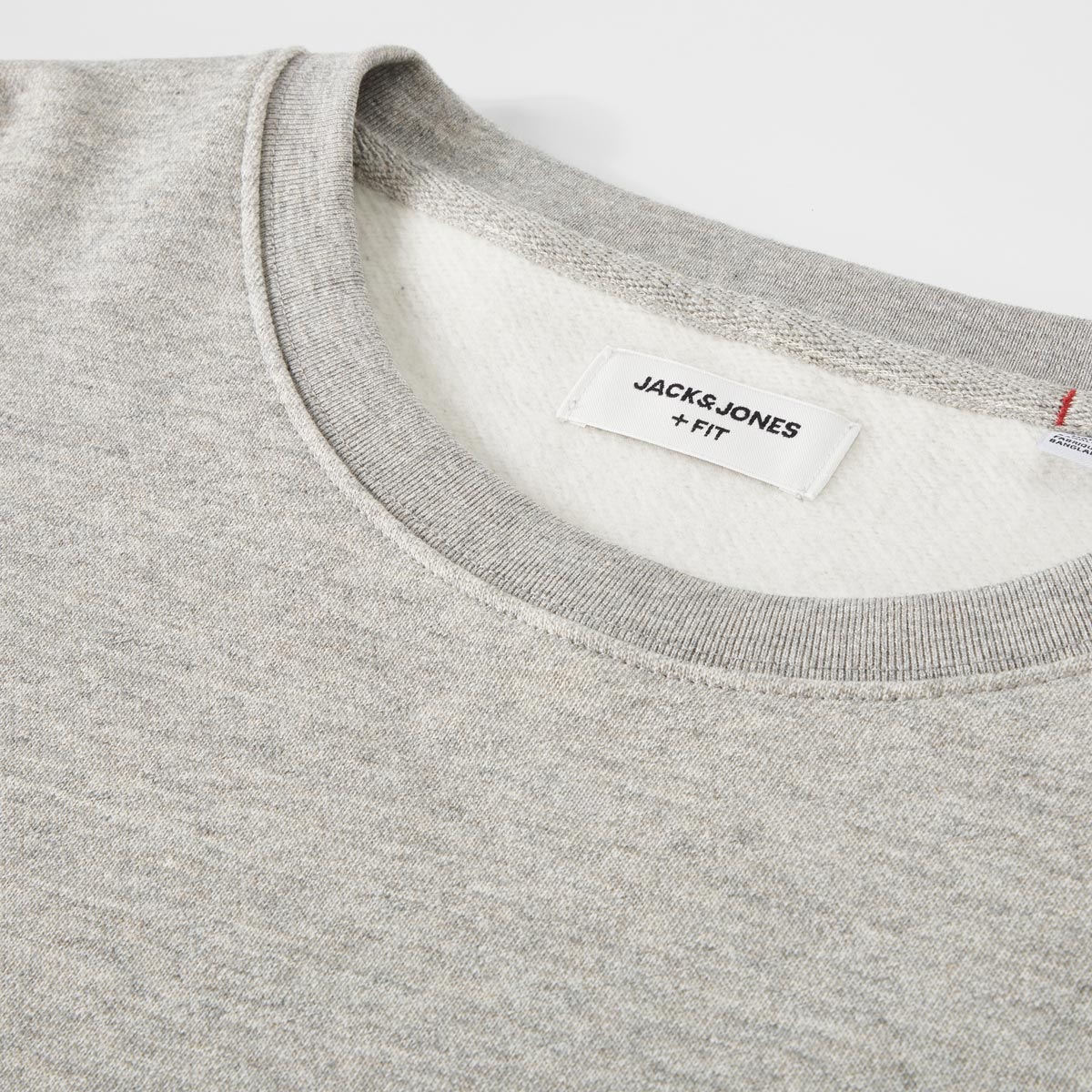 Jack&Jones Sweatshirt mit Print hellgrau