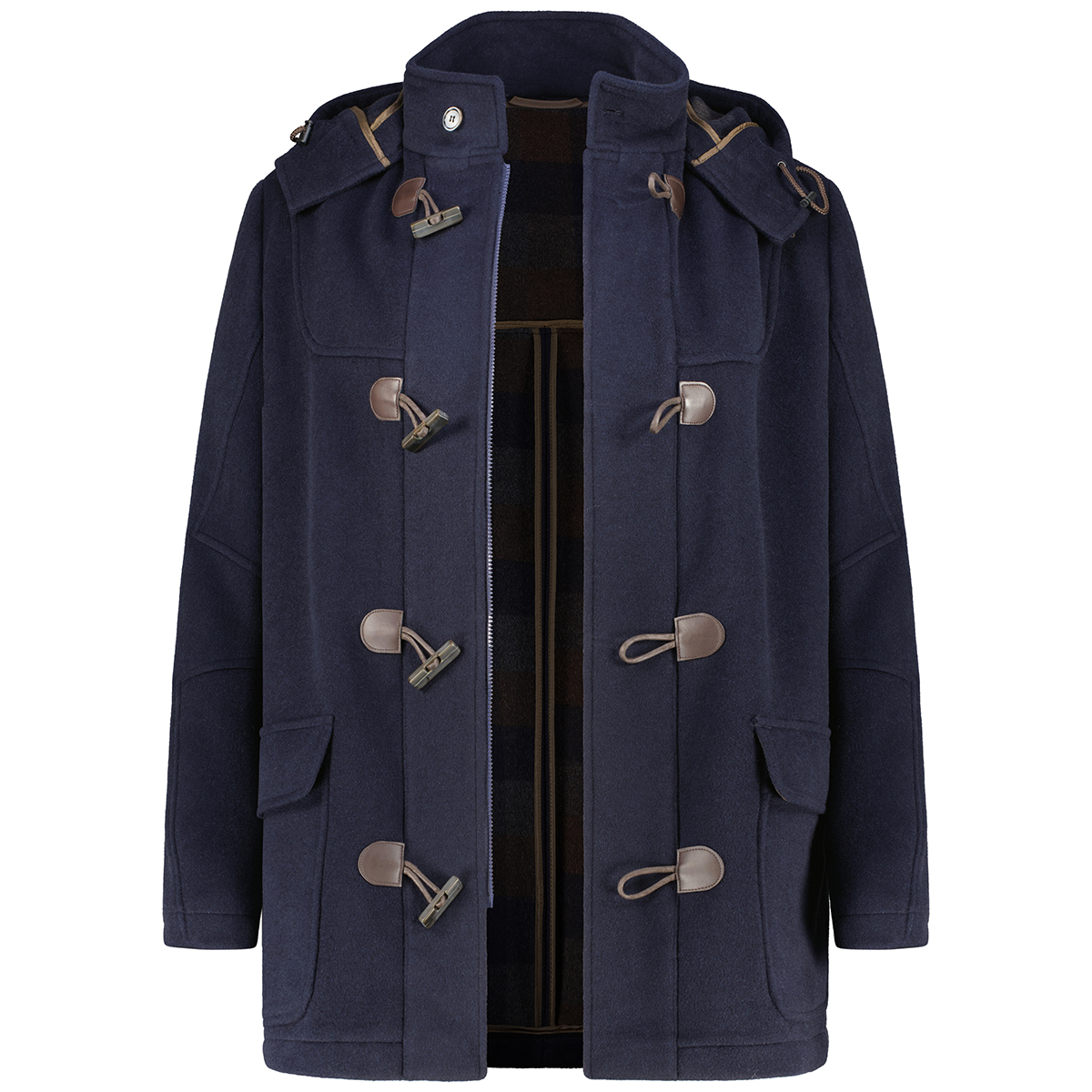 Weis Dufflecoat aus Wollmischung marine