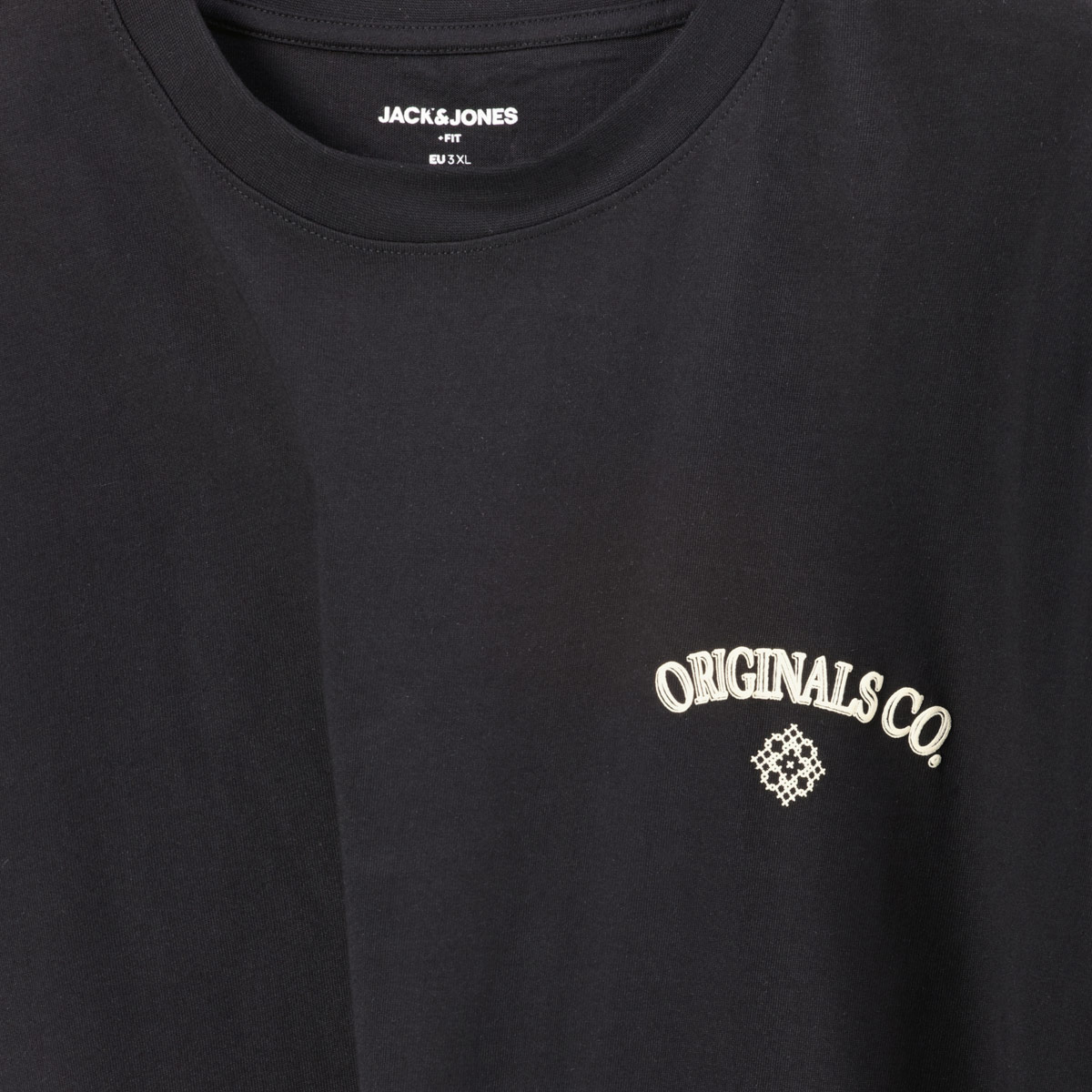 Jack&Jones T-Shirt mit Print auf Vorder- und Rückseite schwarz