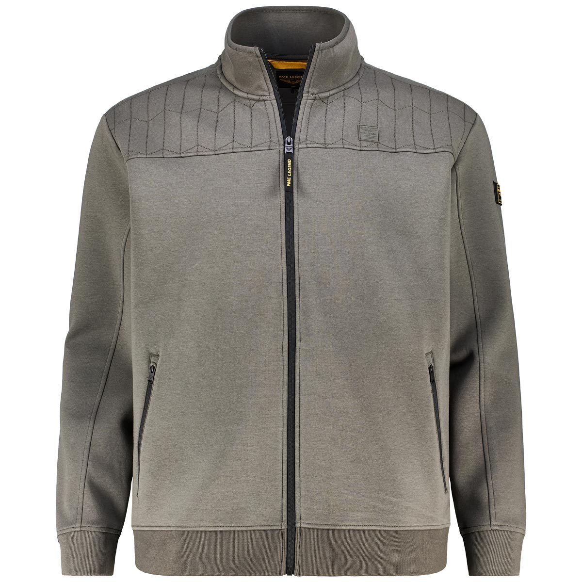 Sweatjacke mit Stehkragen