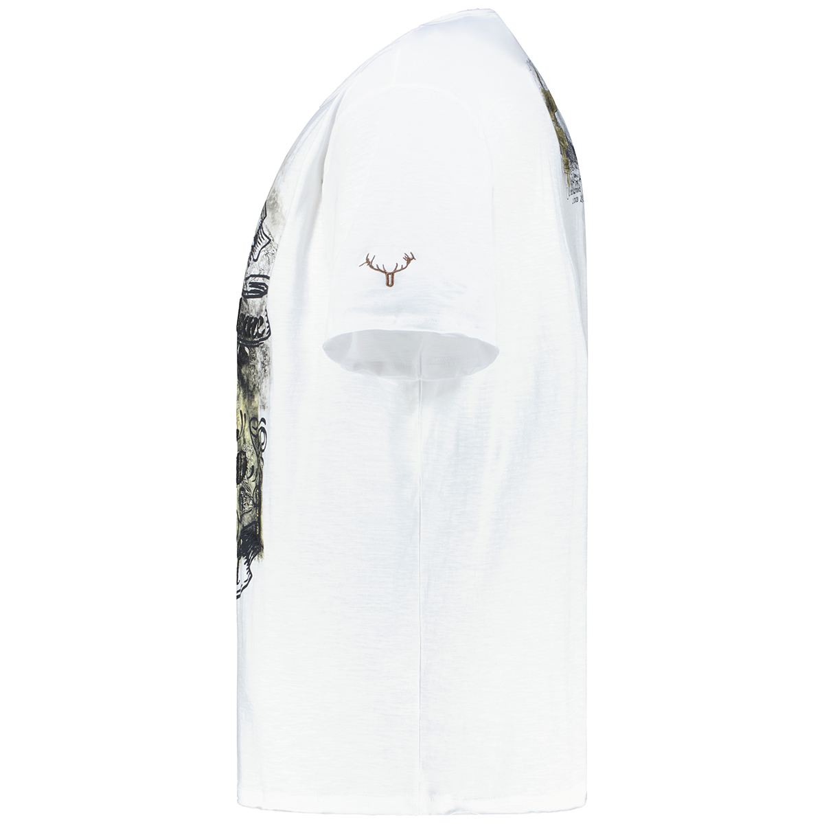 HangOwear T-Shirt mit Print auf Vorder- und Rückseite weiß