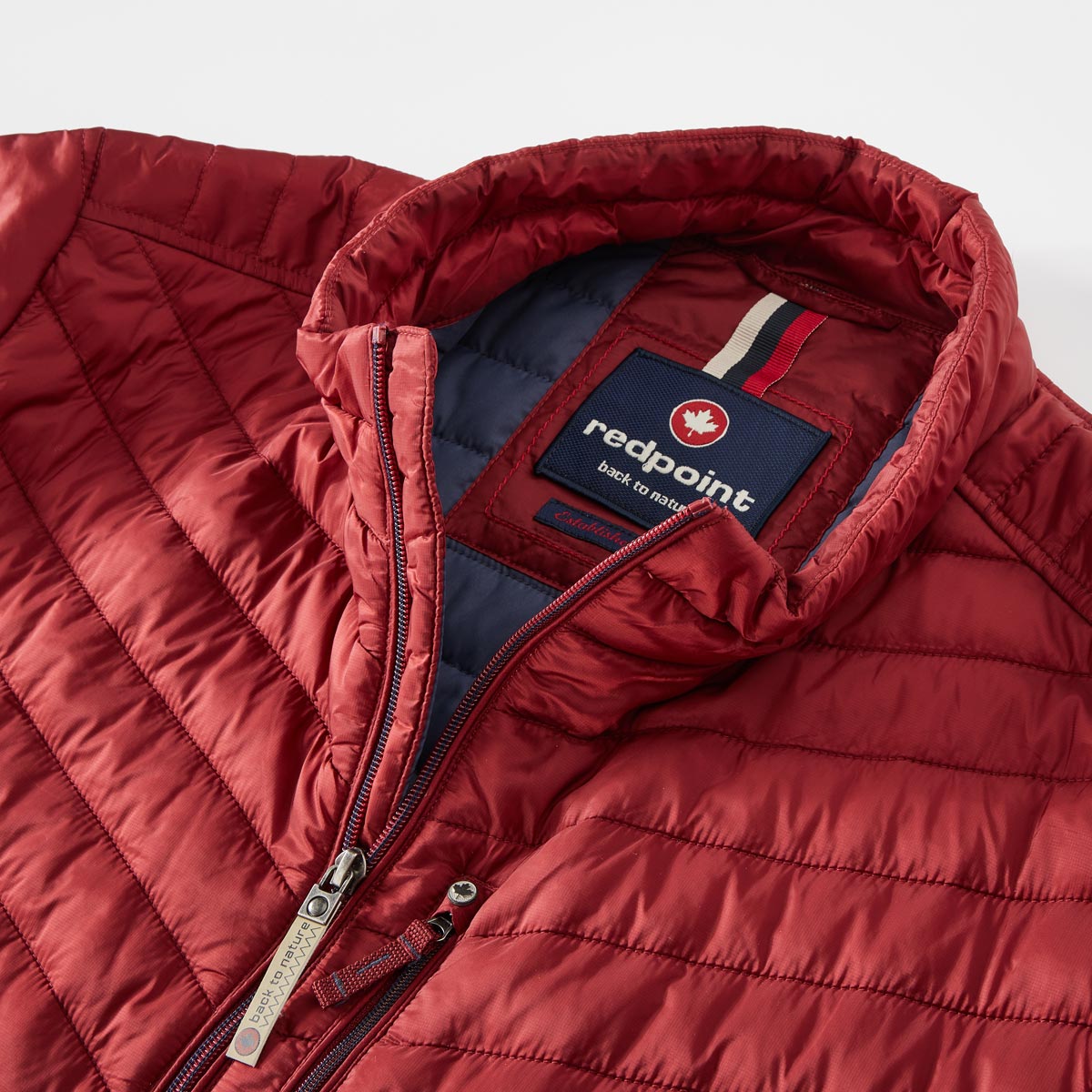 Redpoint Federleichte Steppjacke "Walker" weinrot