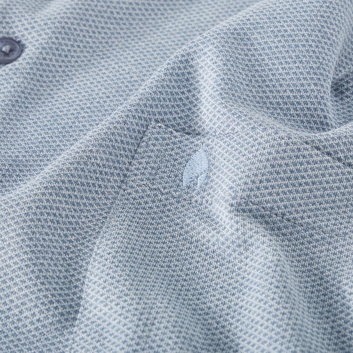 RAGMAN Pflegeleichtes Poloshirt "Soft Knit" hellblau