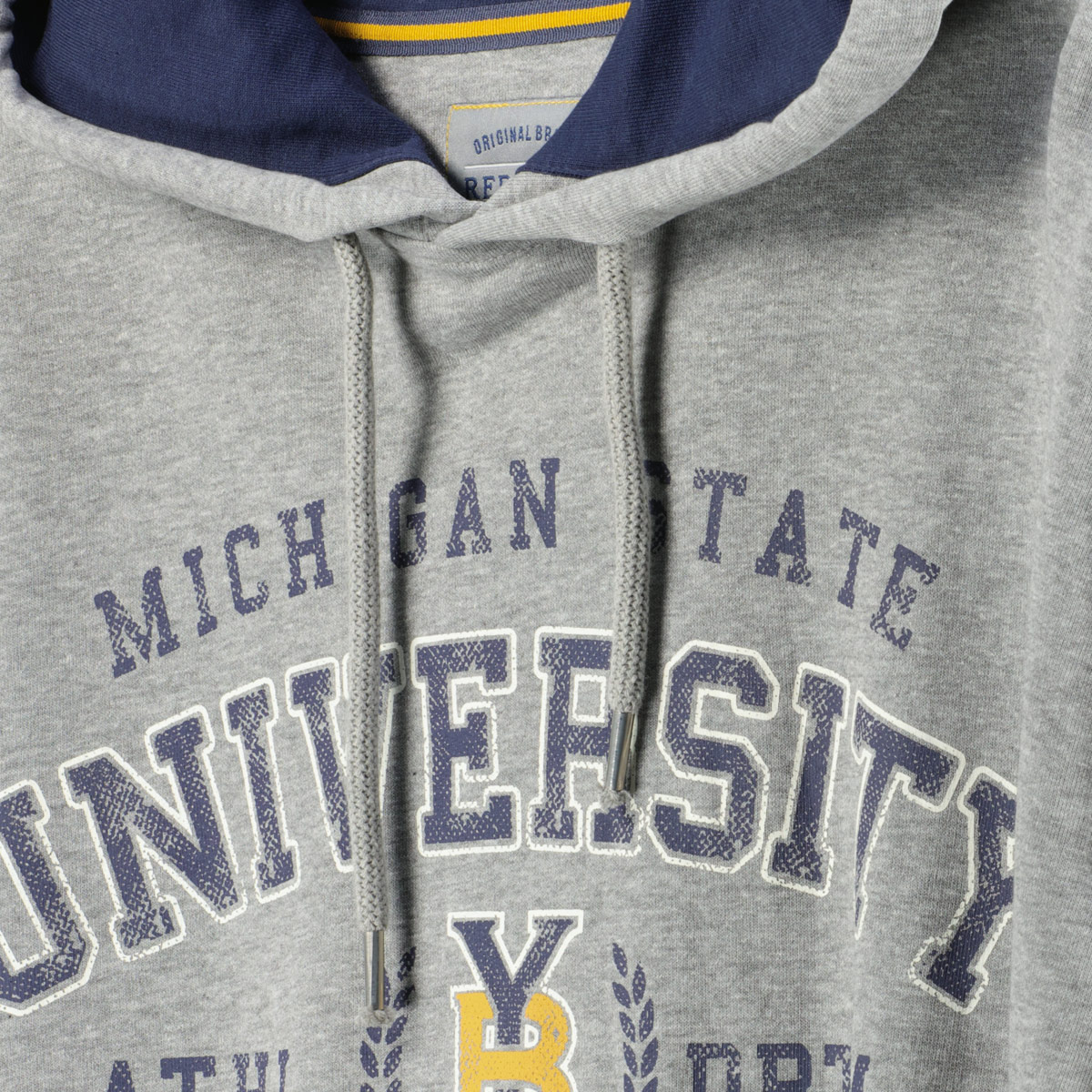 Redfield Hoodie aus Baumwollmischung grau