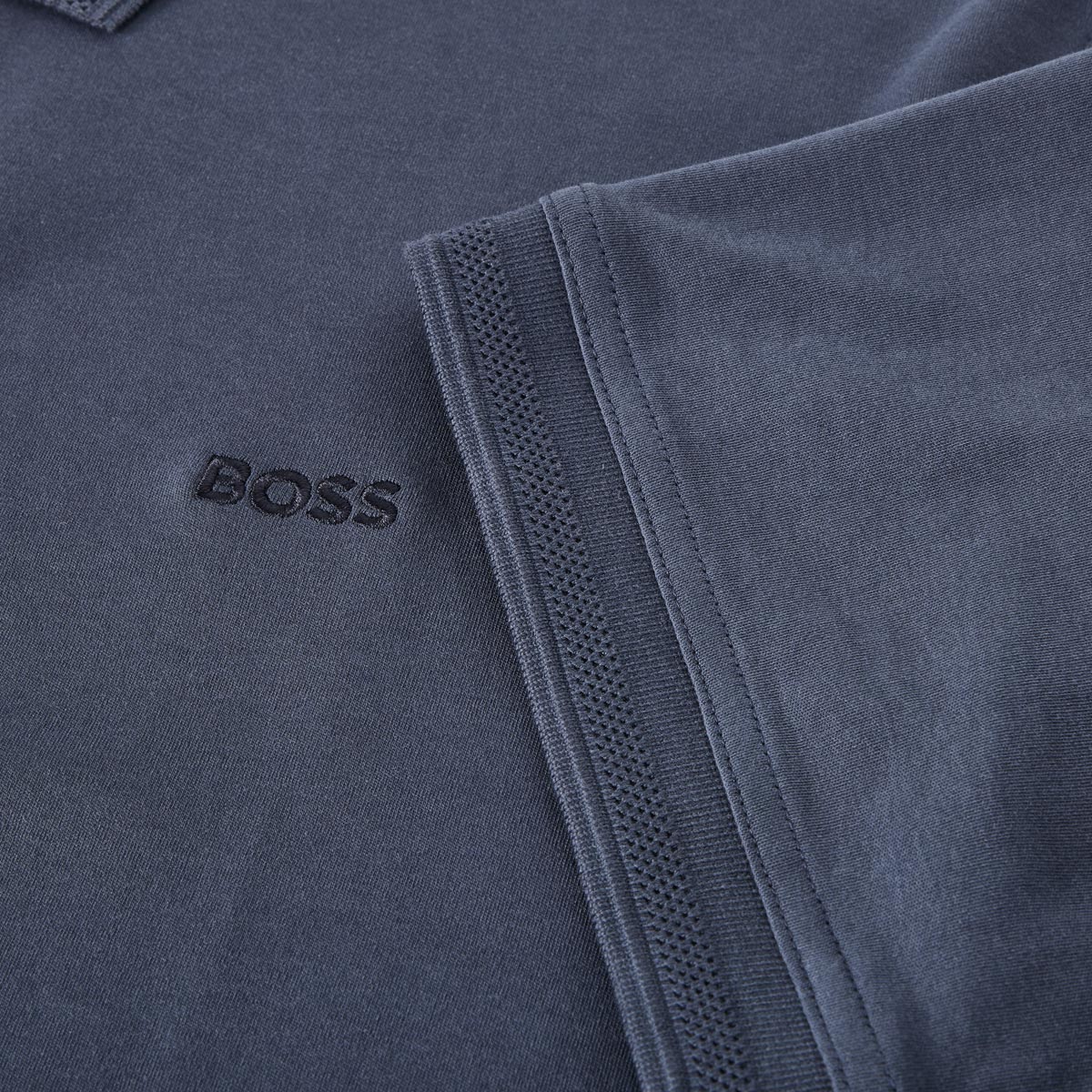 BOSS Basic-Poloshirt dunkelblau