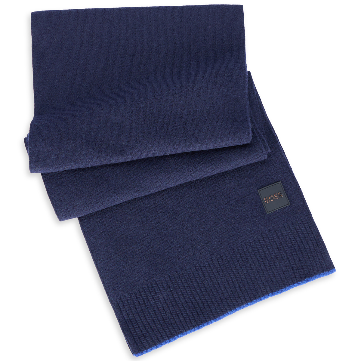 BOSS Geschenkbox mit Mütze und Schal im Set dunkelblau