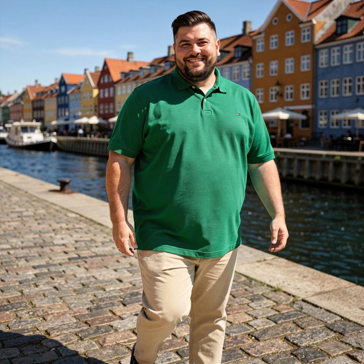 Tommy Hilfiger Poloshirt mit Stretch grün