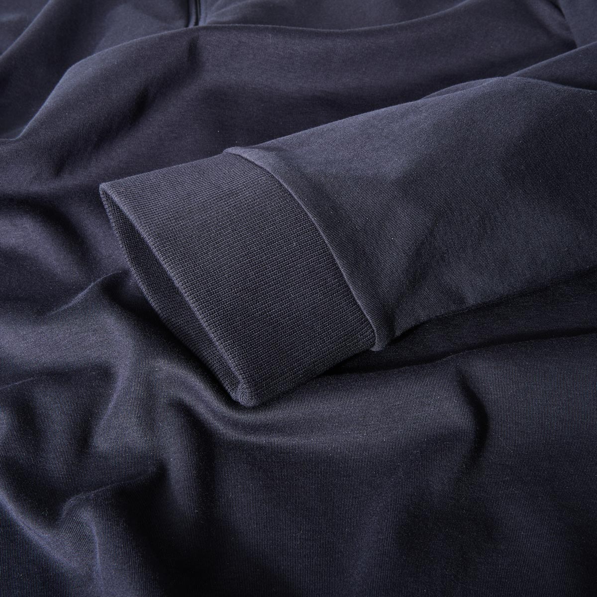 BOSS Langarm-Poloshirt dunkelblau