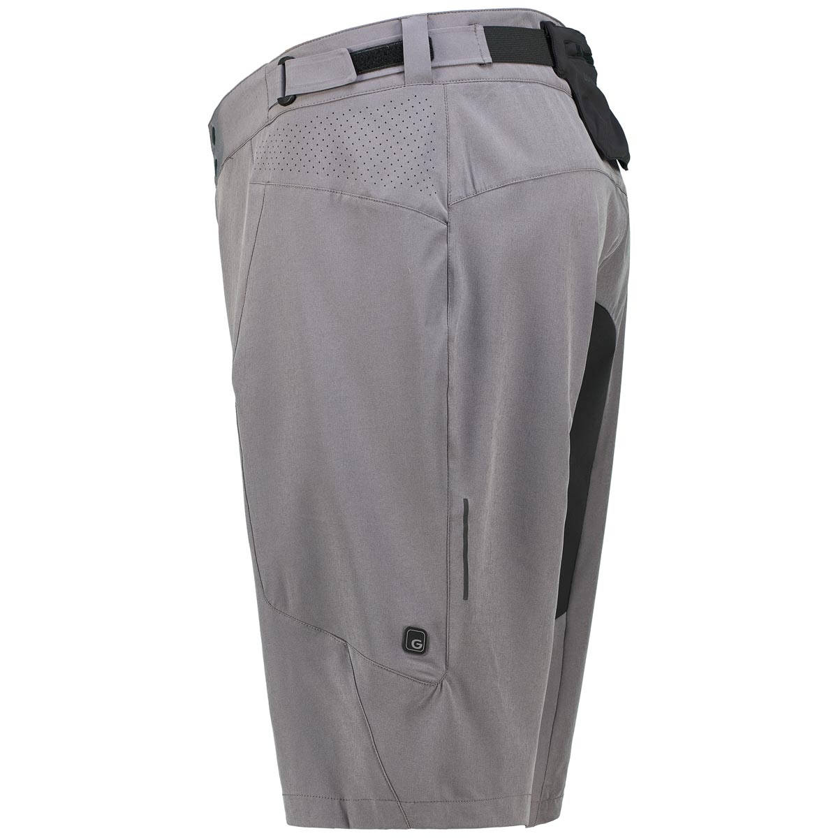 Gonso Trekking-Shorts aus Funktionsmaterial, schnelltrocknend grau