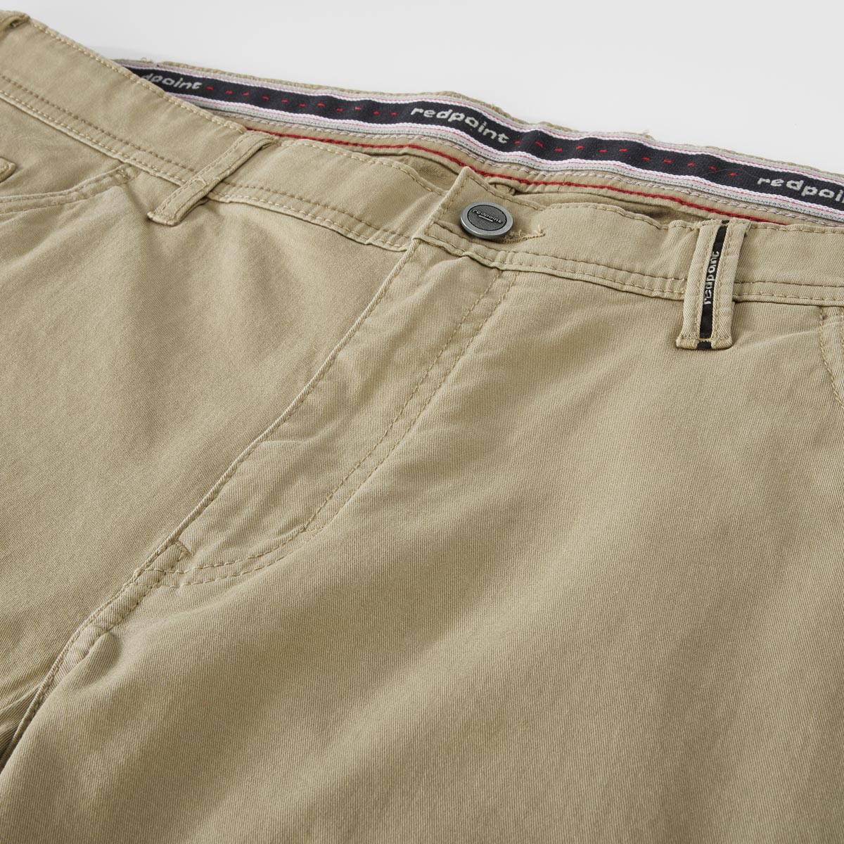 Redpoint Baumwollhose "Montreal" mit Stretch, Tapered Fit oliv