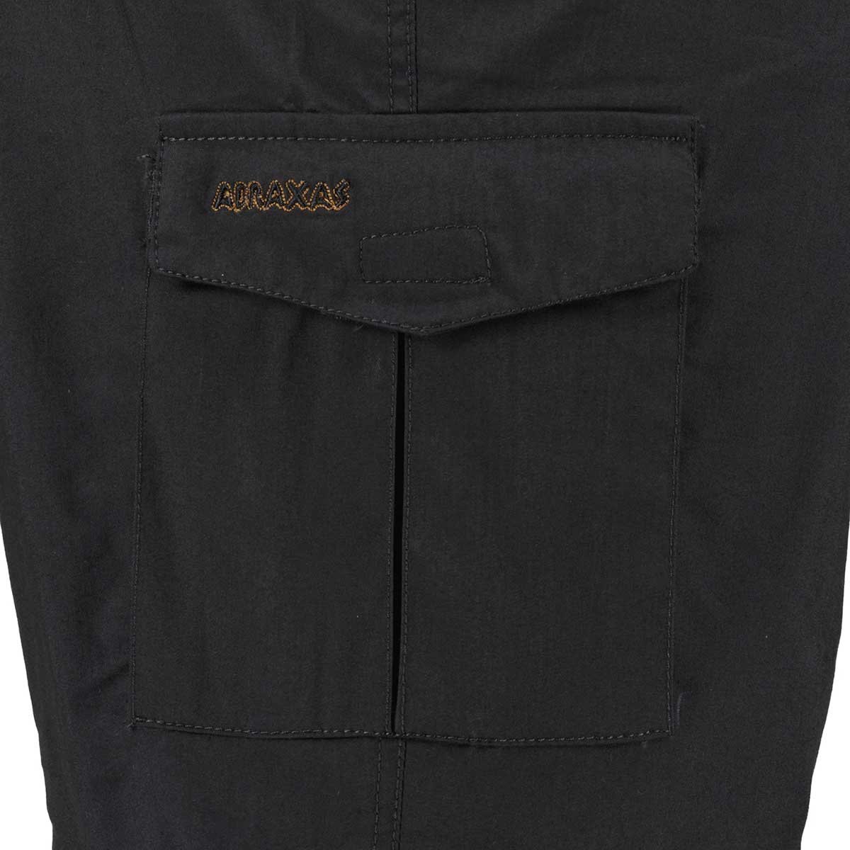 Abraxas Funktionale Zipp-off Trekkinghose mit Stretchbund schwarz