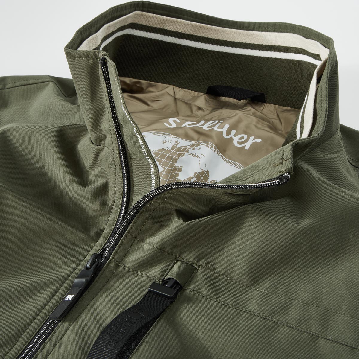 s.Oliver Outdoor-Jacke, wasserabweisend grün