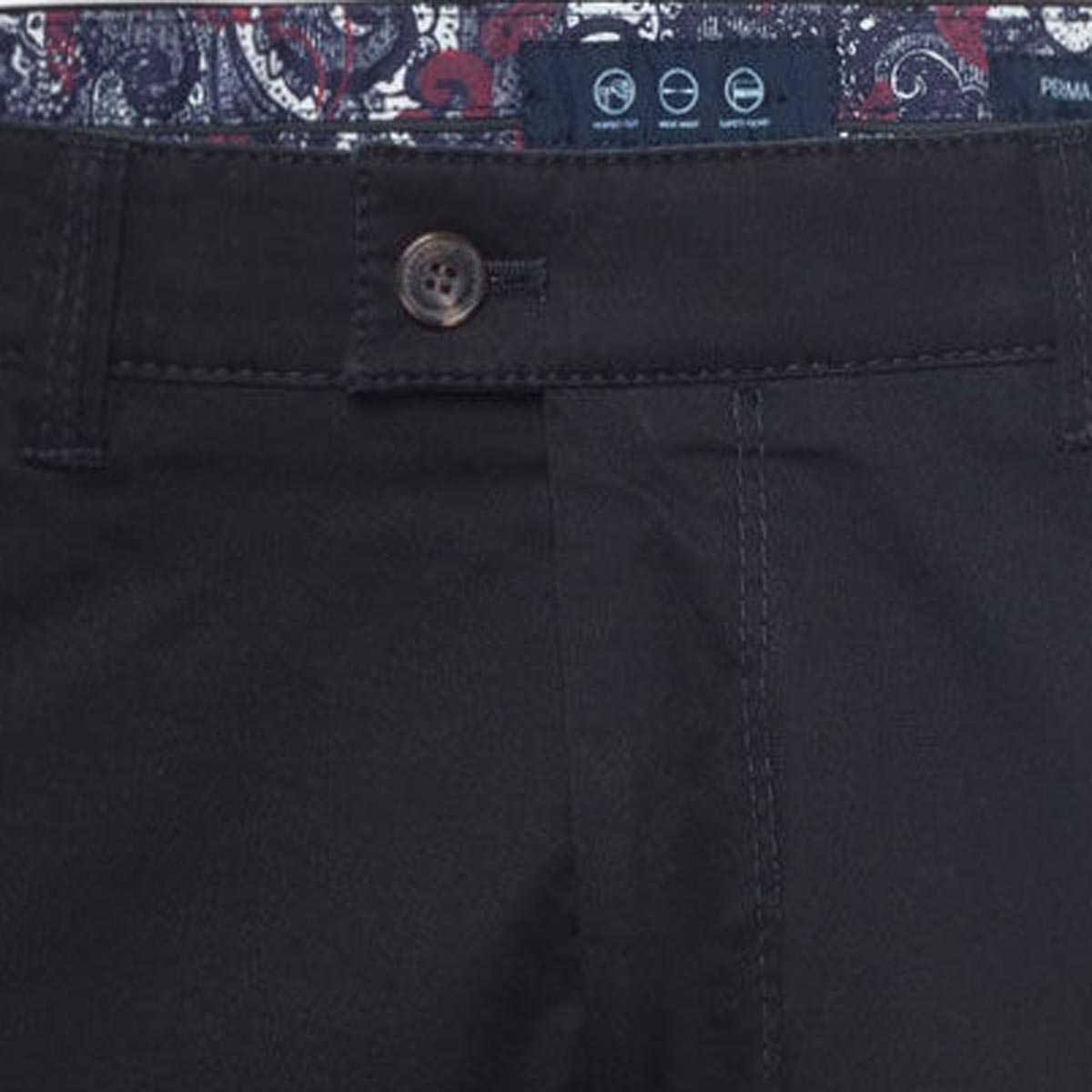 Eurex by Brax Stretch-Chinos „Jim“, Tapered Fit schwarz