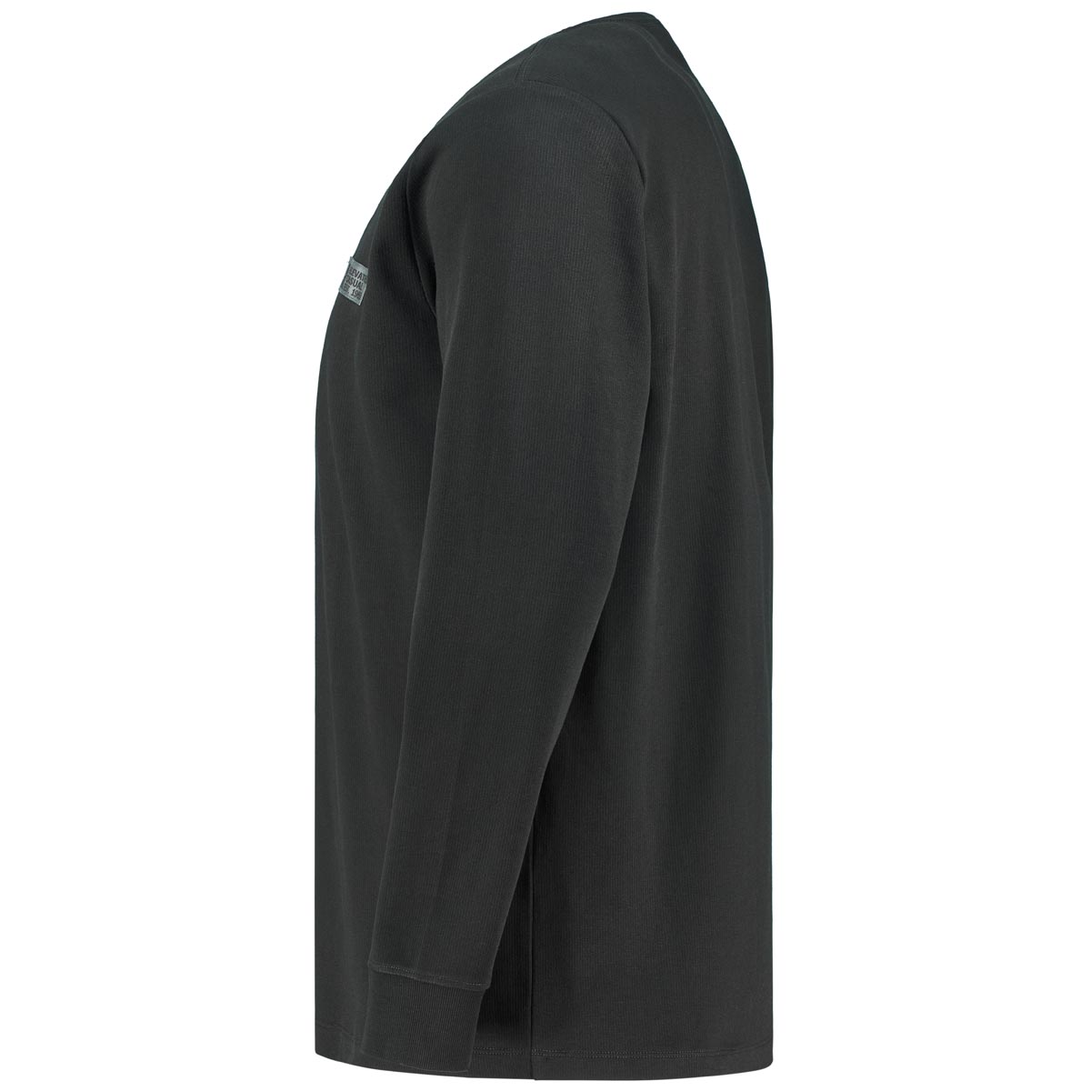 s.Oliver Longsleeve mit Serafinokragen schwarz