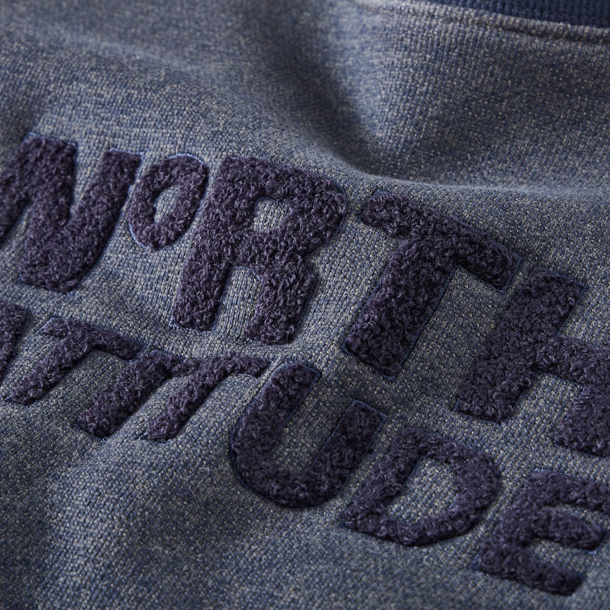 North Sweatshirt mit Fleece-Innenseite dunkelblau