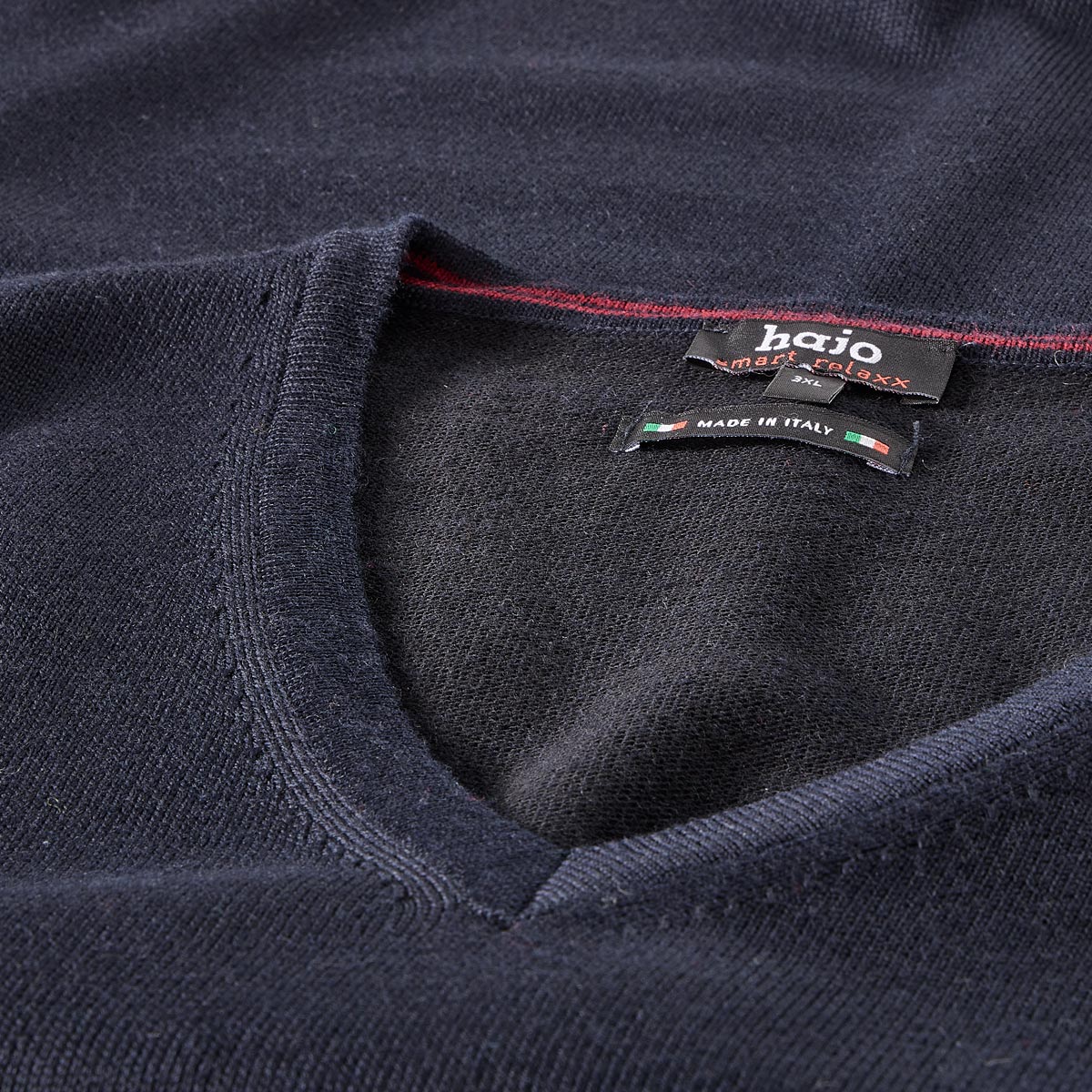 Hajo Feinstrickpullover "Smart Relaxx", hautsympathisch marine